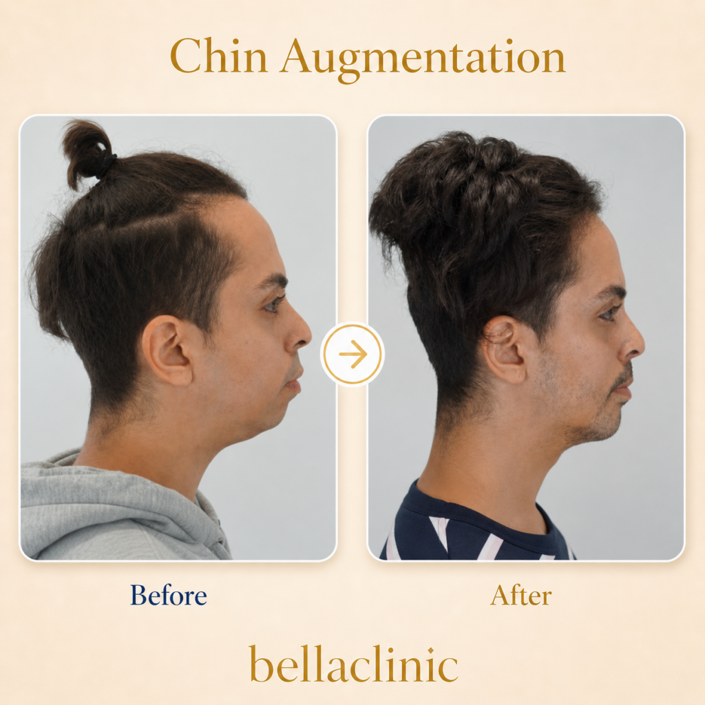 Chin Aesthetics before and after result