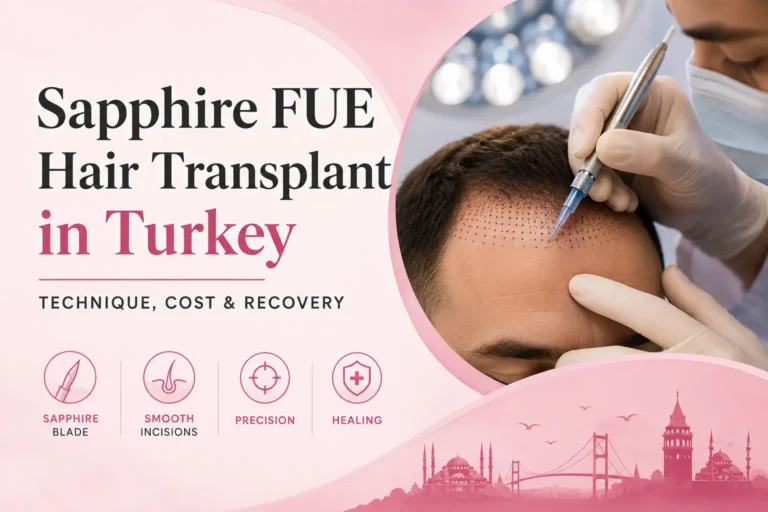Sapphire FUE Hair Transplant in Turkey: Procedure, Cost & Recovery